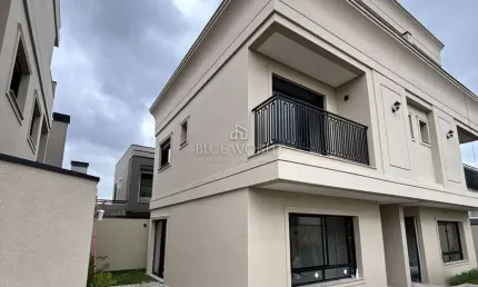 Casa em condomínio fechado com 3 quartos à venda na rua josé de mello braga júnior, jardim das américas, curitiba, 128 m2 por r$ 998.000