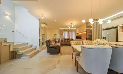 Casa em condomínio fechado com 4 quartos à venda na Rua Raquel Prado, 320, Mercês, Curitiba, 177 m2 por R$ 1.299.900