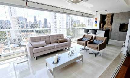 Excelente apartamento tipo para venda em Brooklin com 3 quartos, sendo 3 suítes, 258m²