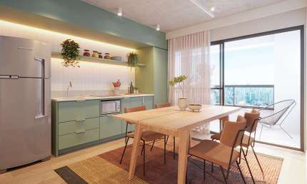 Deslumbrante studio para venda em Vila Mariana com 2 quartos, 48m²
