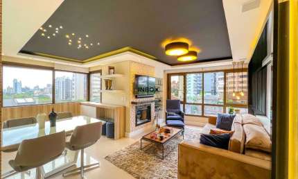 Apartamento totalmente mobiliado e decorado no bairro Bela Vista
