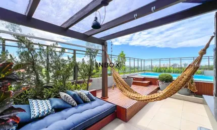 Cobertura para comprar de 279m² com 04 quartos (2 suítes) no bairro Chácara das Pedras, porto Alegre.