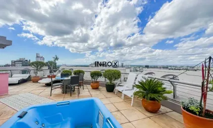 Excelente cobertura de 412 m² à venda no bairro moinhos de vento, porto alegre/rs