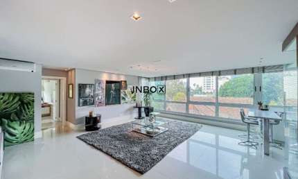 Apartamento com 122m2 privativos, 2 dormitórios (2 suítes), 2 vagas, mobiliado, Ed. Príncipe de Greenfield, Boa Vista, Porto Alegre - RS.