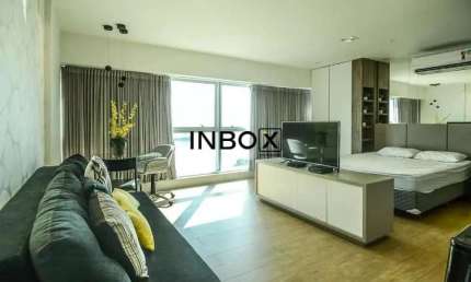 Loft mobiliado no Residence Du Lac, junto ao Barra Shopping Sul, em Porto Alegre.