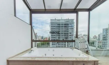 Cobertura Duplex com Lareira, Jacuzzi e Churrasqueira e 2 Vagas