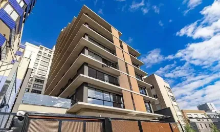 Apartamento nunca habitado com 1 dormitório, 44m², Churrasqueira e vaga