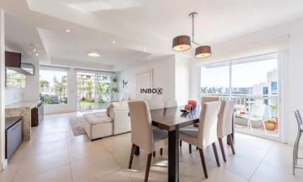 Exclusiva Cobertura Mobiliada com 1 Suíte, 2 Vagas e Terraço Panorâmico