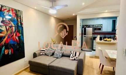 Apartamento à venda em Caçapava-SP, Vila Antônio Augusto Luiz: 3 quartos, 1 suíte, 2 salas, 2 banheiros, 1 vaga, 80m².