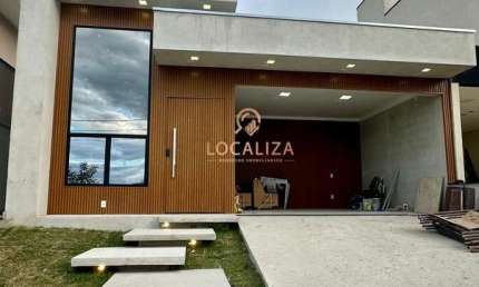 Luxuosa Casa em Condomínio à Venda em Caçapava-SP, Residencial Malibu : 3 Quartos, 1 Suíte, 2 Salas, 3 Banheiros, 2 Vagas, 133m².