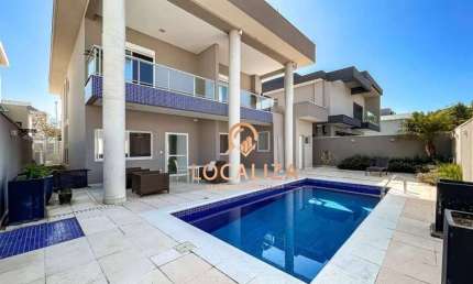 Imperdível residência de alto padrão no Jardim do Golfe, São José dos Campos-SP: 5 quartos, 5 suítes, 2 salas, 7 banheiros, 4 vagas, 350m².