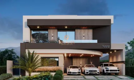 Casa de luxo no Condomínio Residencial Jaguary em São José dos Campos-SP: 5 quartos, 5 suítes, 3 salas, 4 vagas, 392m². Venha conhecer!