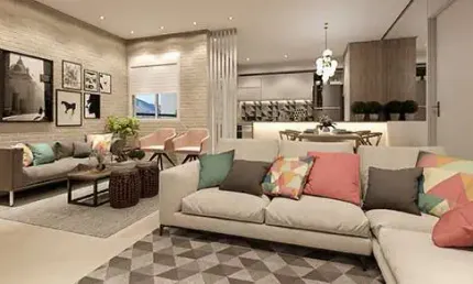 Apartamento à venda no Parque Industrial em São José dos Campos-SP: 2 quartos, 1 suíte, sala, 1 vaga, 75,42m²!