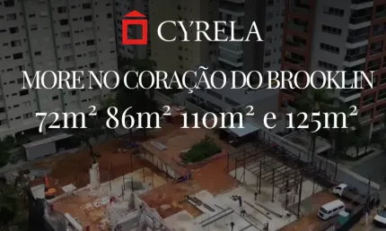 Lançamento Cyrela no Coração do Blooklin Rua Indiana 72m² 86m² 110m² e 125m²