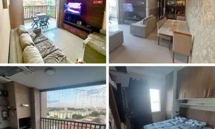 Apartamento com 3 quartos à venda no Jardim Emília, Jacareí 