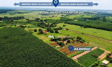 Área à venda, 22800 m² por R$ 1.000.000,00 - Zona Rural - Bady Bassitt/SP