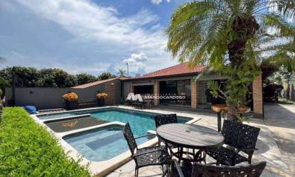 Rancho com 5 dormitórios à venda, 380 m² por R$ 1.800.000,00 - Condomínio Lago e Sol - Fronteira/MG
