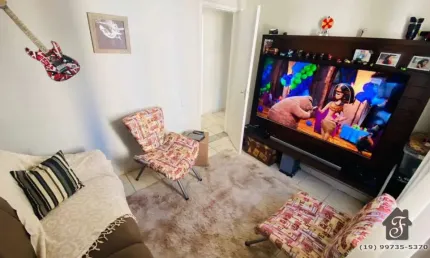 Apartamento com 2 quartos à venda na Rua Felipe Camarão, 164, Jardim dos Oliveiras, Campinas, 52 m2 por R$ 250.000