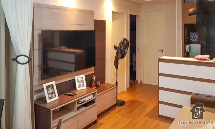 Apartamento com 2 quartos à venda na rua clara camarão, 272, jardim amazonas, campinas, 55 m2 por r$ 284.000