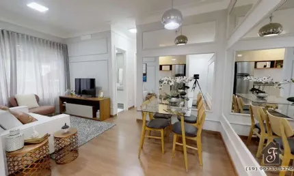 Apartamento com 2 quartos à venda na rua miguel gimenez alves, 80, jardim nossa senhora da penha, hortolândia, 53 m2 por r$ 290.000