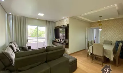 Apartamento com 3 quartos à venda na Avenida dos Pioneiros, 71, Santa Terezinha, Paulínia, 93 m2 por R$ 520.000