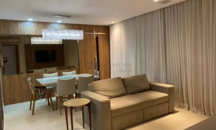Apartamento mobiliado para venda com 120 m² e 3 suítes  em Jardim Infante Dom Henrique, Bauru - SP