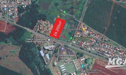 Área à venda, 24200 m² por R$ 9.000.000,00 - Loteamento Universitário das Américas - Foz do Iguaçu/PR