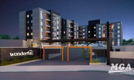 Apartamento com 2 dormitórios à venda por R$ 367.000,00 - Wonderful Home Club - Foz do Iguaçu/PR
