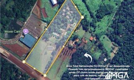 Área à venda, 53000 m² - Cataratas - Foz do Iguaçu/PR