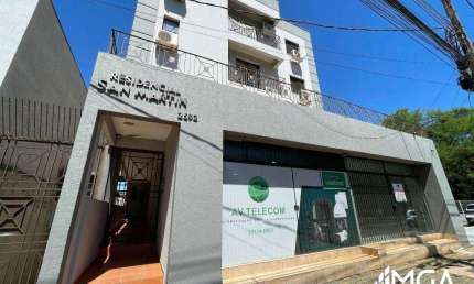 Kitnet com 1 dormitório para alugar, 27 m² por R$ 1.541,60/mês - Edifício San Martin - Foz do Iguaçu/PR