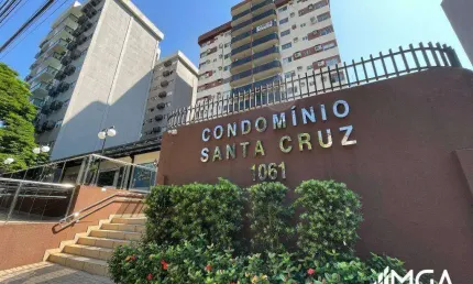 Apartamento com 3 dormitórios à venda, 109 m² por r$ 560.000,00 - edifício santa cruz - foz do iguaçu/pr