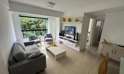Apartamento 02 suítes e 02 garagens para venda na pituba salvador bahia