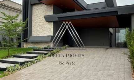 Casa de luxo à venda em condomínio exclusivo no Parque Residencial Damha I, São José do Rio Preto-SP: 3 suítes, 452m².