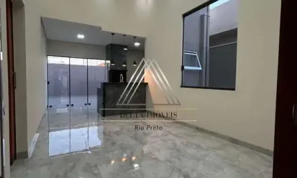 Casa à venda em São José do Rio Preto-SP, Residencial Setsul II: 3 quartos, 2 suítes, 2 salas, 3 banheiros, 2 vagas, 100m².