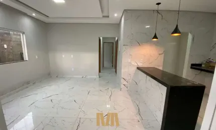 Casa Nova Com 03 Quartos à Venda - Bairro Bela Vista
