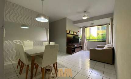 Apartamento com 77m² | 03 Suítes |  Varanda Estendida à Venda no Horto