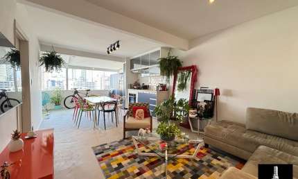 Santa Cecília |Cobertura |1 Quarto | Terraço | 56 m² | Portaria 24 Horas