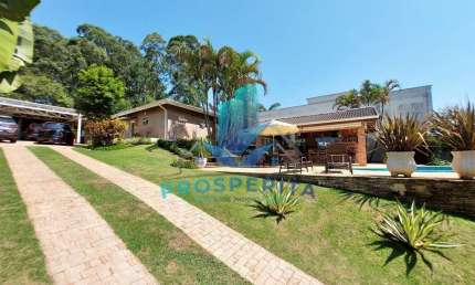 Condomínio Palos Verdes - Casa Alto Padrão com 4 suítes, escritório, gourmet, piscina, 90% Térrea!