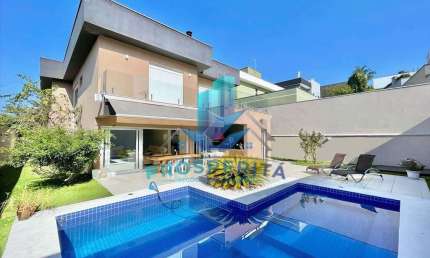 Residencial Vintage - Arte de Morar - Casa Alto Padrão no Cond Vintage - Moderna, 4 suítes, gourmet, piscina