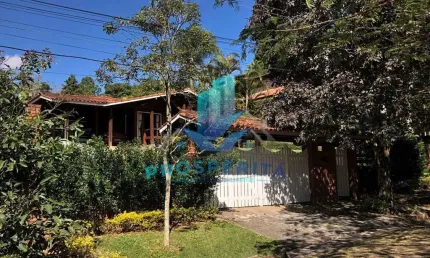 Condominio Granja II - Gleba 4 e 5 - Casa de Madeira Térrea CASEMA, 3 suítes, piscina, gourmet + edícula, 1000mts de terreno