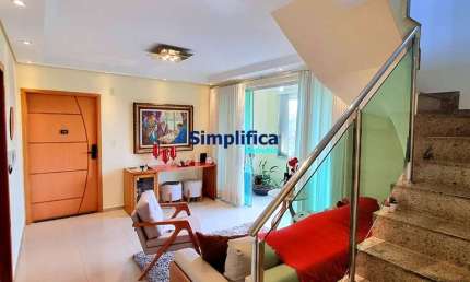 Cobertura com 3 quartos à venda na Oswaldo Braga, 220, Santa Amélia, Belo Horizonte por R$ 1.300.000
