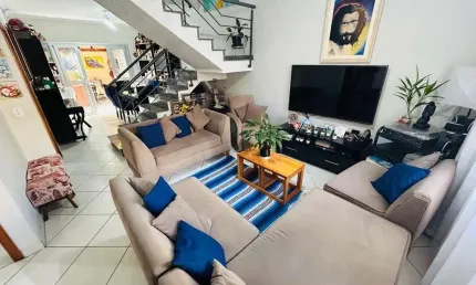Casa em Condomínio para Venda em Mogi das Cruzes, Vila Oliveira, 3 dormitórios, 1 suíte, 3 banheiros, 2 vagas