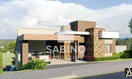 Casa de Condomínio para vender no bairro Recanto Santa Barbara em Jambeiro- 4 quartos