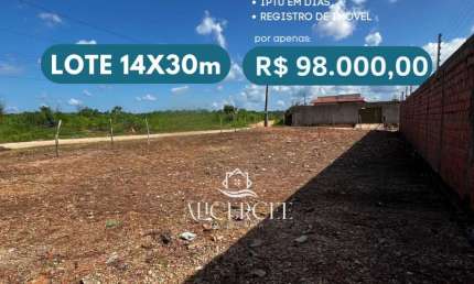 LOTE AMPLO DE 420m²-IDEAL PARA CONST.RESIDENCIAL OU COMERCIAL
