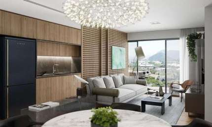 Apartamento para venda possui 80 metros quadrados com 2 quartos 1 suíte 2 banheiros 1 vaga
