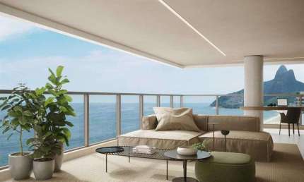 Apartamento para venda possui 45 metros quadrados com 1 quarto em Ipanema - Rio de Janeiro - RJ