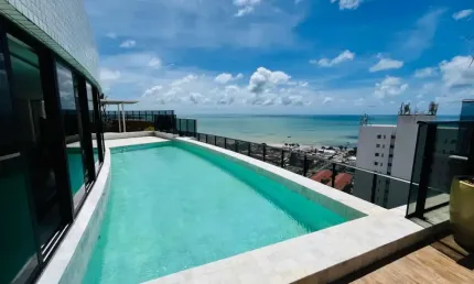 O Luxo de uma Cobertura em Tambaú com vista definita para o Mar!!!