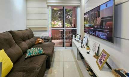 Apartamento para Venda em Rio de Janeiro, Pechincha, 2 dormitórios, 1 suíte, 2 banheiros, 1 vaga