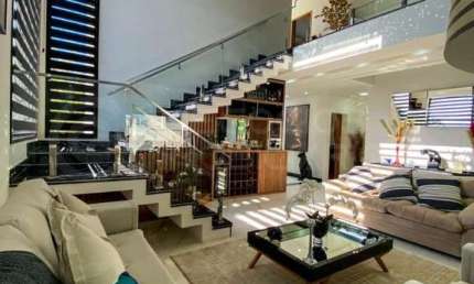 Casa em Condomínio para Locação em Santana de Parnaíba, Alphaville, 5 dormitórios, 4 suítes, 8 banheiros, 3 vagas