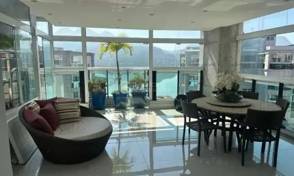 Cobertura para venda em rio de janeiro, barra da tijuca, 4 dormitórios, 3 suítes, 5 banheiros, 3 vagas